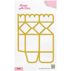 Stanzform Präge Stanzschablone Cutting Die - Nellie`s - SD294 Bonbondose